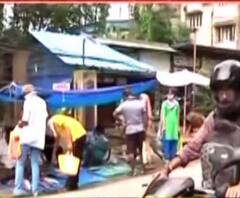 বিকাল থেকে লকডাউন, তাই কি সকালে লোকারণ্য বেলঘরিয়ার ফিডার রোড? 