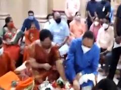 CM રૂપાણીએ સોમનાથ મહાદેવના કર્યા દર્શન, ગુજરાત ઝડપથી કોરોનામુક્ત બને તેવી કરી પ્રાર્થના