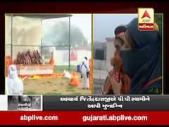 અમદાવાદઃ આચાર્ય જિતેન્દ્રદાસજીએ પી.પી. સ્વામીને આપી મુખાગ્નિ, જુઓ વીડિયો 