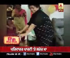 ਢੋਲ ਦੀ ਬੀਟ 'ਤੇ ਸਰੋਜ ਖ਼ਾਨ ਦਾ ਡਾਂਸ, ਵਾਇਰਲ ਹੋ ਰਹੀ ਵੀਡੀਓ | Choreographer | Family Party | Video 