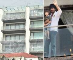 Shah Rukh Khan | Mannat | अभिनेता शाहरुख खानच्या 'मन्नत'वर ताडपत्री! 