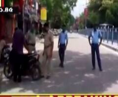 শিলিগুড়িতে লকডাউন কার্যকর করতে কড়া নজরদারি পুলিশের 