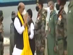 Rajnath Singh arrives at Ladakh for two-day visit