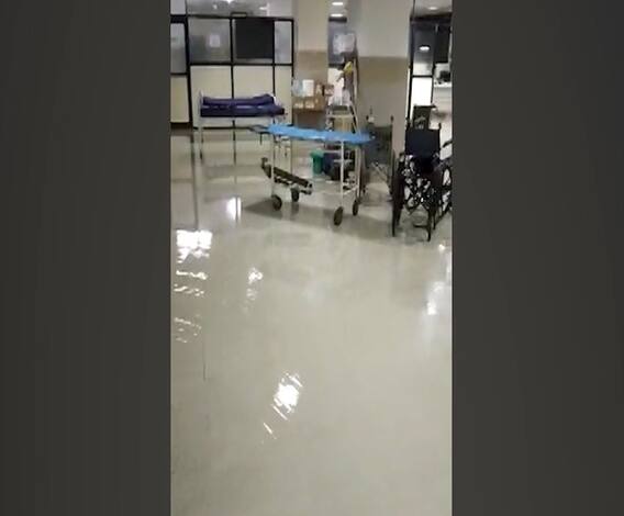 Gujarat Rain Update | गुजरातमध्ये मुसळधार पाऊस; गांधीनगरच्या सिव्हिल हॉस्पिटलमध्ये पाणीच पाणी