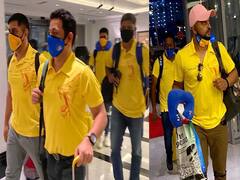 Dubai: Chennai Super Kings get grand welcome ahead of IPL 2020