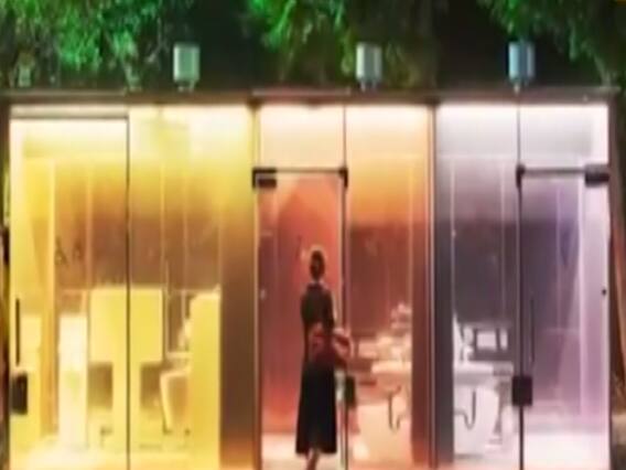 Transparent public toilets with high end technology come to Tokyo