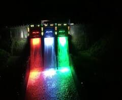 Independence Day 2020 | कोल्हापुरातील तुळशी धरणाला तिरंग्याची रोषणाई