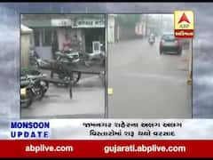 જામનગર શહેરના અલગ અલગ વિસ્તારોમાં વરસ્યો વરસાદ, જુઓ વીડિયો 