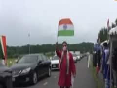 Convoy of 800 cars, dhols and tricolour were witnessed during I-day celebrations in US