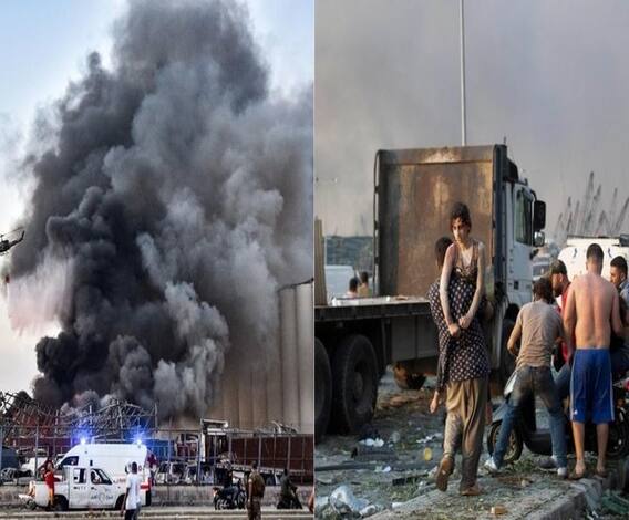 Lebanon Blast | लेबनानची राजधानी बैरुत स्फोटांनी 10किमीपर्यंतचा परिसर हादरला,मोठ्या प्रमाणात नागरिक जखमी