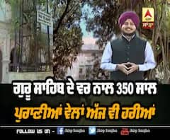 ਗੁਰੂ ਸਾਹਿਬ ਦੇ ਵਰ ਨਾਲ 350 ਸਾਲ ਪੁਰਾਣੀਆਂ ਵੇਲਾਂ ਅੱਜ ਵੀ ਹਰੀਆਂ 