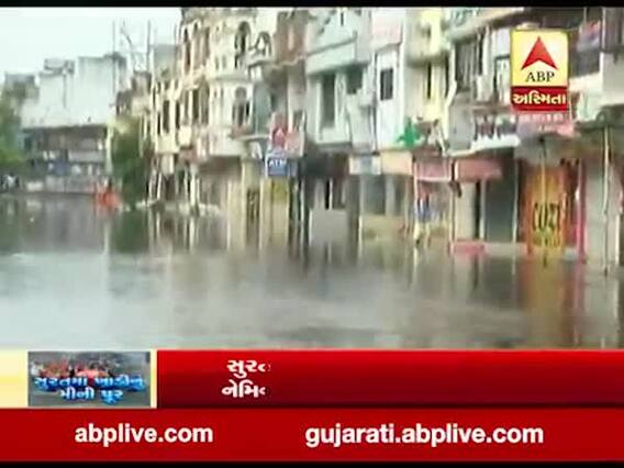 સુરતઃ રણછોડનગરમાં ખાડીના પાણી હજુ ઓસર્યા નથી, જુઓ વીડિયો