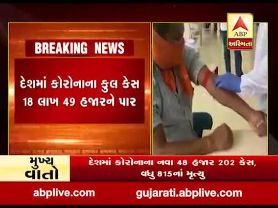 દેશમાં કોરોનાનો કહેર યથાવત, એક જ દિવસમાં નવા 48 હજાર 202 કેસ નોંધાયા