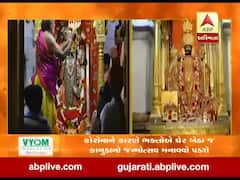 જન્માષ્ટમીના અવસર પર ભગવાન શામળાજીને સોનેરી ઝરીના વસ્ત્રો તેમજ સોનાના આભૂષણોથી કરાયો શણગાર