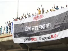 AAP deploys 'Shame On BJP' posters over Delhi's poor rank in Cleanliness survey