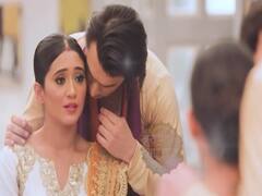 Karthik and Naira's dance performance as Radha and Krishna