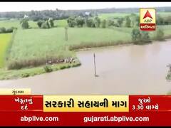 ગીર સોમનાથના દુદાણા ઈંચવડના તમામ ખેતરો બેટમાં ફેરવાયા, જુઓ વીડિયો