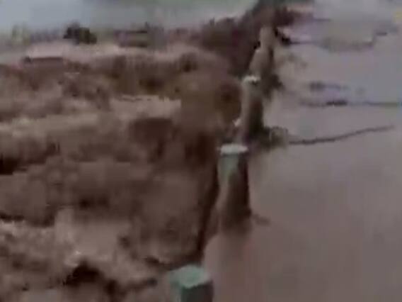 નર્મદાઃ સાગબારા તાલુકામાં અંબિકા નદી બે કાંઠે, સેલંબાનો લો લેવલ પુલ પાણીમાં થયો ગરકાવ 