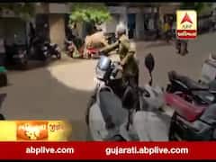 મોરબીઃ વાંકાનેરમાં આખલાનો આતંક,  બાઇક લઈને જતી મહિલાને લીધી હડફેટે
