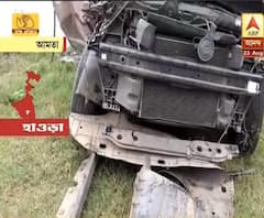 গভীররাতে আমতায় গাছে ধাক্কা গাড়ির, ঘটনাস্থলেই মৃত ৩, গুরুতর আহত ১ 