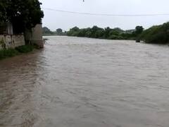 અમરેલીના બાબરા પંથકમાં ભારે વરસાદ,કાલુભાર નદી બે કાંઠે