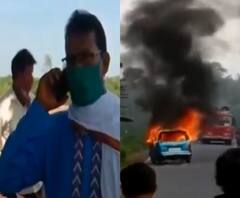 এক ঝলকে : ছত্রধরকে ফের জিজ্ঞাসাবাদ এনআইএ-র, পূর্ব মেদিনীপুরে চলন্ত গাড়িতে আগুন