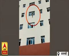 Khabarein Tabadtod: Varanasi में अस्पताल की खिड़की से लटका Corona मरीज |ABPGanga