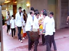 Glimpse of Ganpati visarjan from Ekta Kapoor's residence