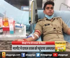 प्रतापगढ़- सिपाही ने पेश की मानवता की मिसाल,मारपीट में घायल शख्स को पहुंचाया अस्पताल