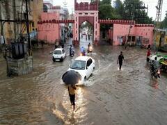 Rajasthan: Cars submerged in rainwater in residential areas | Super 40