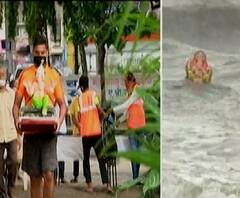 Ganesh Visarjan 2020 | मुंबईत यावेळी कृत्रीम तलावांमध्ये गौरी - गणपती विसर्जन