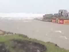 ઉપરવાસમાં પડેલા વરસાદના કારણે પોરબંદરના માધવપુરની મધુવતી નદીમાં પૂર