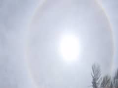 रामेश्वरम: सूरज के चरों तरफ कैसे बना 'halo'