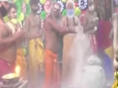 सावन के आखिरी सोमवार पर महाकाल के दरबार में भस्म आरती