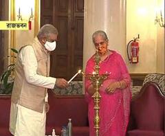 অযোধ্যায় রাম মন্দিরের ভিত্তিপ্রস্তর স্থাপন, দেশ থেকে রাজ্য-প্রদীপ জ্বালিয়ে উদ্‍‍যাপন, রাজভবনে দীপোৎসব