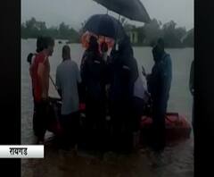 Raigad Flood | रायगडच्या काळ नदीला पूर, माणगावमध्ये पुराच्या पाण्यातून 25 जणांना वाचवलं