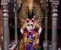 Pandharpur अल्कोहोलयुक्त असल्याने विठ्ठलाच्या पायावर सॅनिटायझर फवारण्यास वारकऱ्याचा विरोध | पंढरपूर