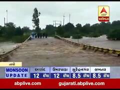 તાપી જિલ્લામાં ધોધમાર વરસાદ, સોનગઢ તાલુકામાં નાના પુલો પર ફરી વળ્યા પાણી, જુઓ વીડિયો