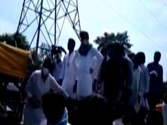 Bihar: Tej Pratap distributes relief materials to flood victims