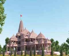 রামমন্দিরের ভূমিপুজো: জয় শ্রী রাম লেখা ইটের পাহাড় অযোধ্যার করসেবকপুরমে, ইট গেছে বাংলা থেকেও 