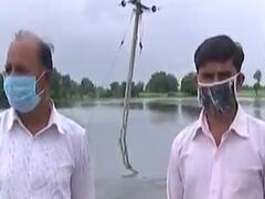 વિરમગામના થુલેટા ગામના ખેતરોમાં પાણી ભરાતા ખેડૂતોને ભારે નુકસાન