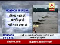 છોટાઉદેેપુરઃ બોડેલીના રણભૂણ ગામે કોઝવે પાણીમાં ગરકાવ, જુઓ વીડિયો 