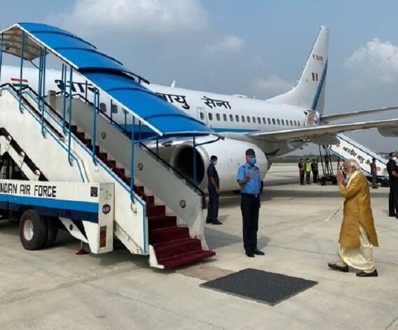 Ram Mandir Bhumi Pujan | पंतप्रधान नरेंद्र मोदी दिल्लीवरुन लखनऊसाठी रवाना