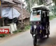 লকডাউনে কাজ হারিয়েছেন স্বামী, সংসারের হাল ফেরাতে টোটো চালিয়ে দিনগুজরান নন্দকুমারের বধূর