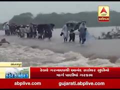 પાટણના સાંતલપુરમાં પણ ભારે વરસાદ, ગઢા ગામે રોડ પર ભરાયા પાણી 