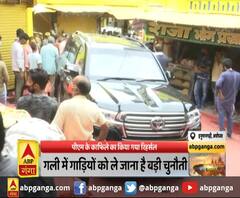 हनुमानगढ़ी, अयोध्या : पीएम के काफिले का किया गया रिहर्सल