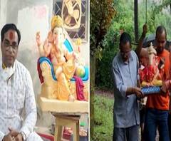 Ganesha Idol Delivery | खेडमध्ये मनसेचा 'आम्ही आणू बाप्पा तुमच्या घरी उपक्रम', गावकऱ्यांना घरपोच मूर्ती