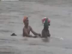 MP: People risk their lives while crossing swollen river