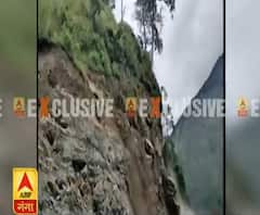 Uttarakhand Prime: Barkot से पहाड़ दरकते का अबतक का सबसे खतरनाक वीडियो | ABP Ganga