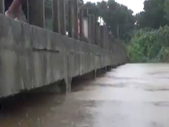 સુરતઃ ધોધમાર વરસાદને પગલે કીમ નદીમાં નવા નીરની થઇ આવક